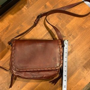 Frye leather crossbody purse